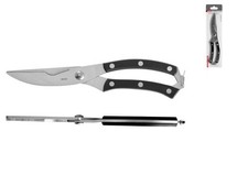 Trinciapolli Inox Manico Nero