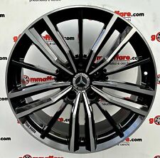4 cerchi lega nuovi audi mercedes 5x112 r18 nero diamantato lt002663