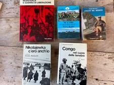 LOTTO 5 LIBRI DI GUERRA -NICOLAJEWKA-DESERTO-ECC. ED.LONGANESI-MURSIA -RILEGATI