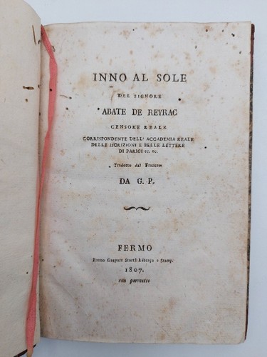 Inno sole del - sole,