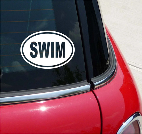 Adesivo euro nuoto - euro,