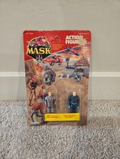 Kenner M.A.S.K. Matt Trakker & Miles Mayhem MOC Vintage *DANNEGGIATO*
