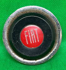 FIAT PULSANTE CLACSON CON STEMMA PER VOLANTE SPORTIVO ORIGINALE AUTO D'EPOCA