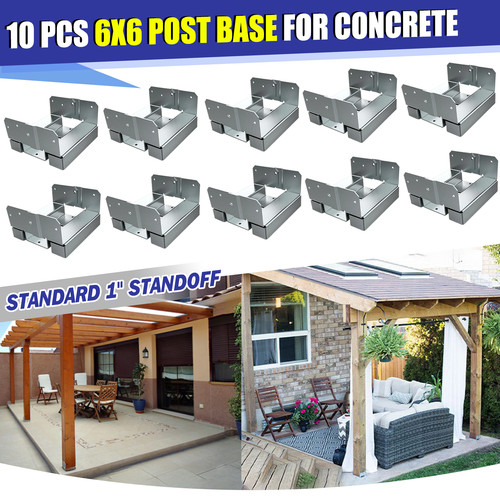 10pz 6x6 base ancoraggio - base,