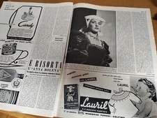 MARIA CALLAS ANNO 1957 clipping articolo foto photo E' RISORTA ANNA BOLENA