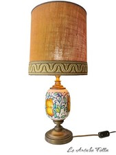 Lampada in ceramica e rame