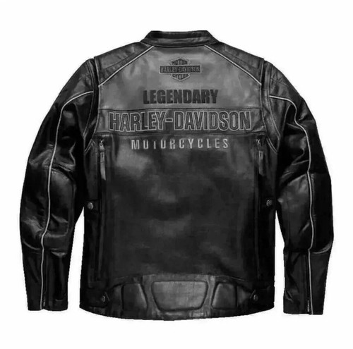 Harley men black cowhide - men,