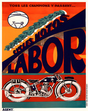 Poster vintage anni '20 cicli