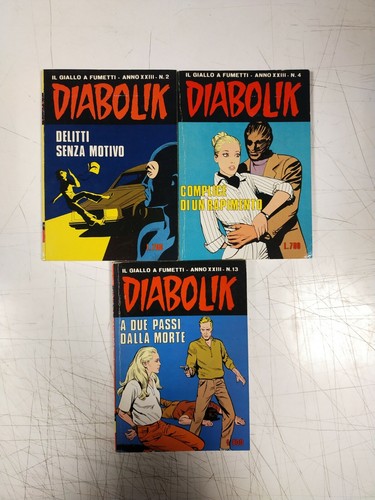 Lotto diabolik anno - lotto, xxiii