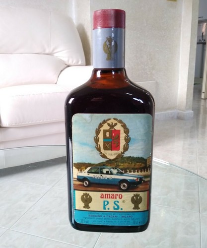 Amaro polizia bottiglia - amaro,