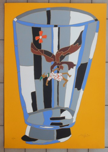 Ugo nespolo serigrafia - ugo,