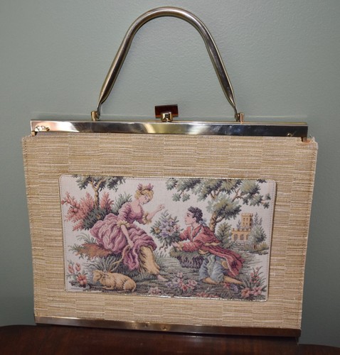 Borsa mano arazzo vintage - a,