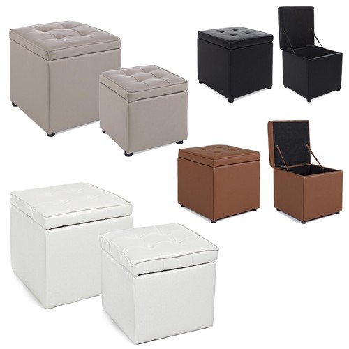 Set pouf contenitore - 2,