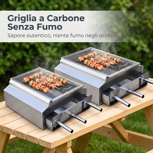Barbecue carbone senza fumo - carbone,