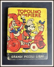 ⭐ Grandi Piccoli Libri Salani TOPOLINO POMPIERE  Disney - 1937 - DISNEYANA.IT ⭐