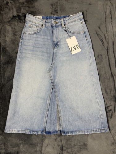 Zara gonna midi - , denim