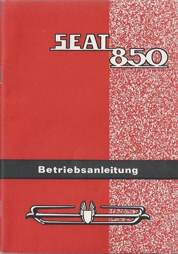 Seat fiat 850 manuale uso - 850,