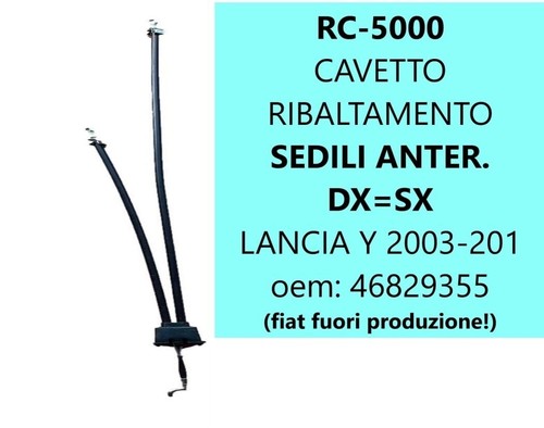 Filo cavo sedile - filo, sgancio