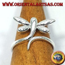Libellula Anello In Argento