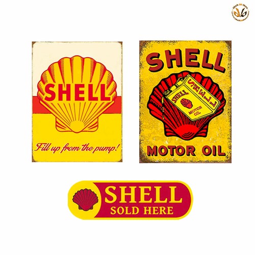 Adesivi vintage repliche shell - vintage,