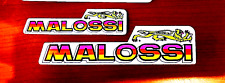 coppia 2 adesivi MALOSSI - RACCOLTA ADESIVI VINTAGE