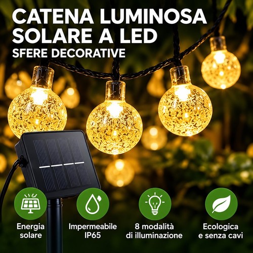 Luci solari giardino - solari, led