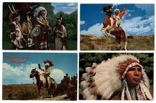 LOTTO DI 4 ~ nativi americani