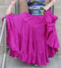 Maxi gonna donna 100% cotone