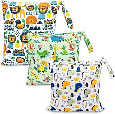 3 Pezzi Wetbag Pannolini