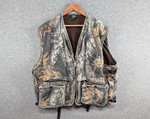 Gilet cabela vintage mossy - gilet,