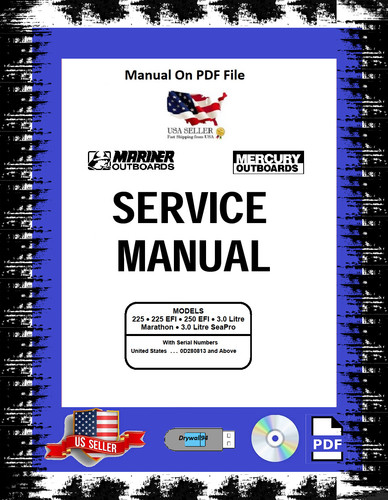 Mercury service manual - manual, 225