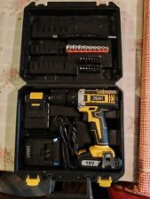 ZHJAN Trapano Avvitatore Batteria 30Nm Percussione 2 Batterie + accessori