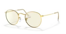 Ray Ban 3447 Round - 50 9196BL - Occhiali da Sole - Oro/Fotocromatico Trasp.