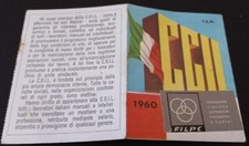 Tessera filpc 1960 - tessera, c.g.i.l.