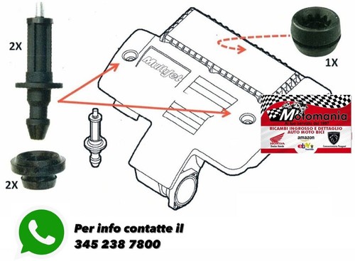 Kit viti gommini box filtro - viti,