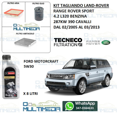 Kit tagliando filtri olio ford - olio,