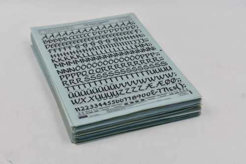 Letraset lettere istantanee - lettere,