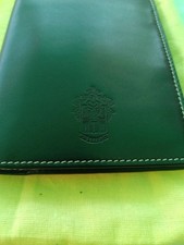 Portafoglio in pelle di vitello nero PINEIDER nuovo mai usato 