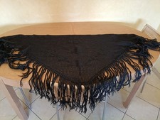 Scialle donna lana fatto a