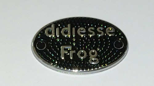 Targhetta ovale didiesse - targhetta, frog