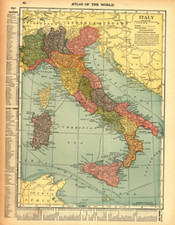 Mappa originale 1912 Italia o