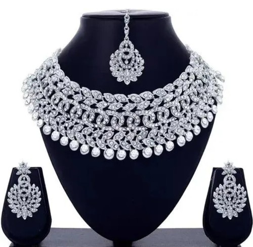 Set gioielli rodiati - , collana
