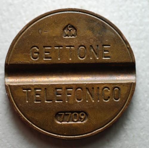 Gettone telefonico cmm - telefonico,