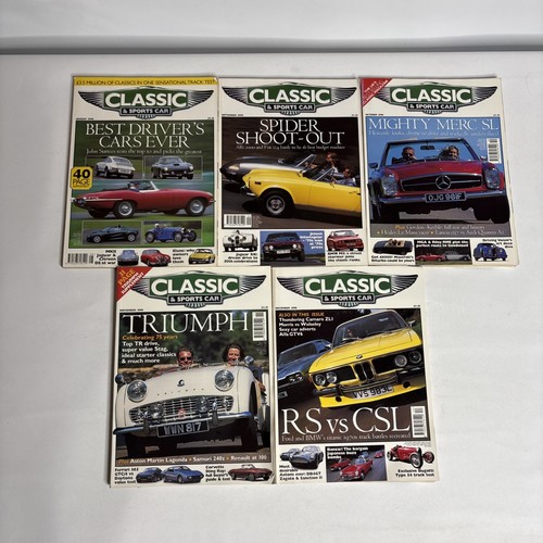 Classic sports car magazines - sports,