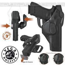 Fondina VEGA HOLSTER CAMA DCH8 con Doppia Sicura in POLIMERO per Beretta 92 - 98