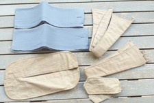 Lotto accessori camicie Ufficiale R.E. 2gm grigioverde e coloniale originali