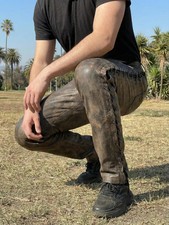 Pantaloni da uomo in pelle