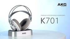 AKG K701 Studio Reference Class Premium Cuffie con retro aperto bianche nuovi...