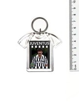 juventus squadra juve giocatore figurina portachiavi Luciano Favero