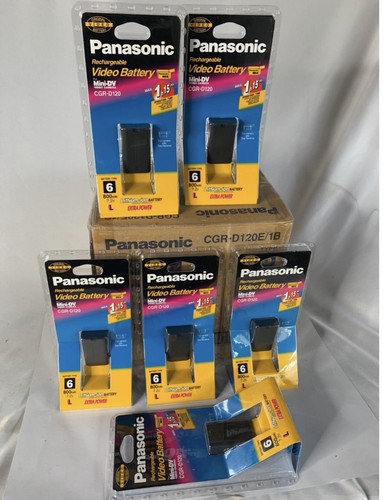 Panasonic cgr d120 - 6x, batteria
